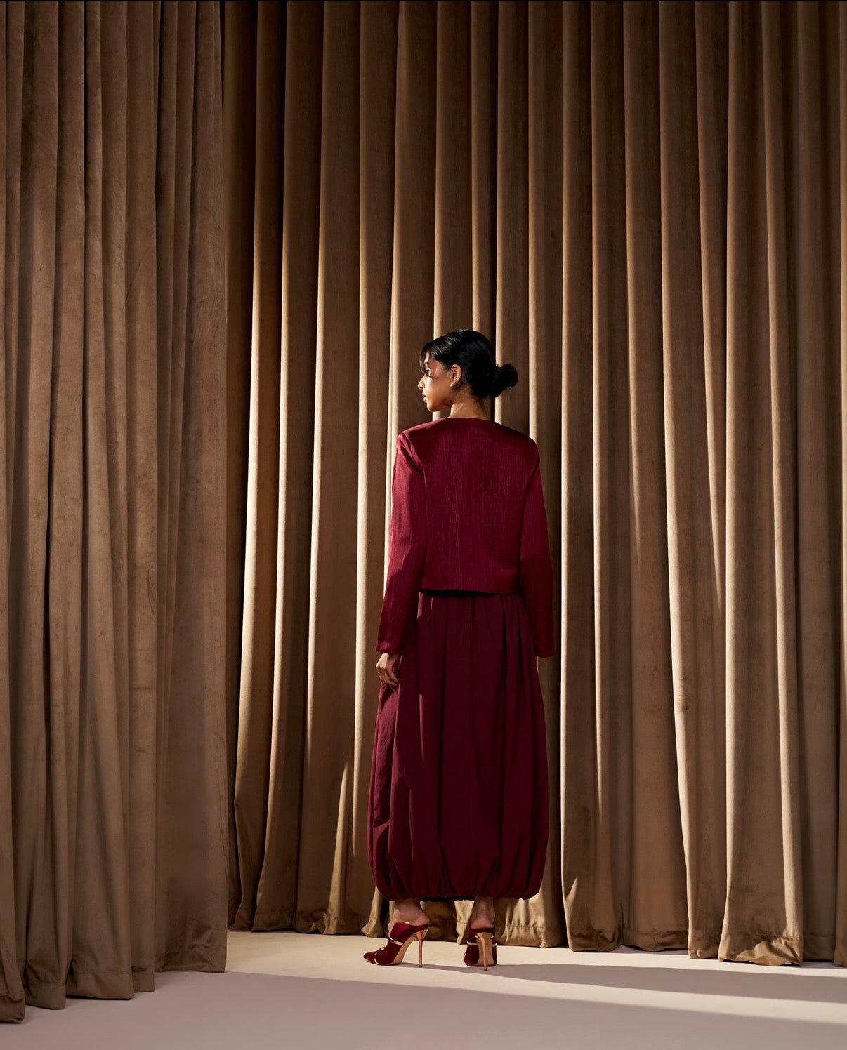 Maroon Glow Jacket