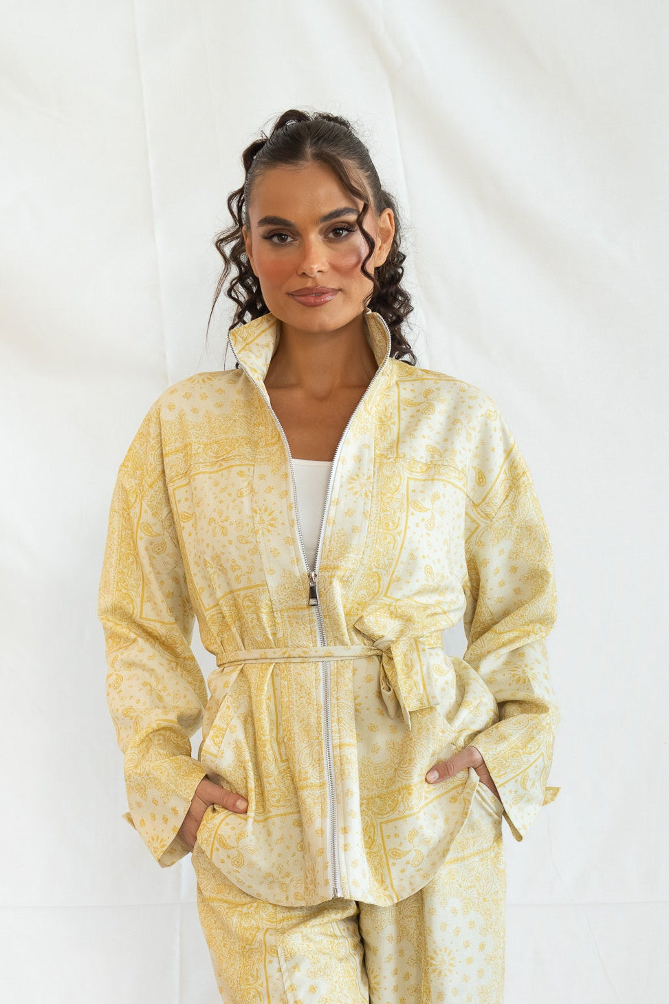Lemon Bandana top