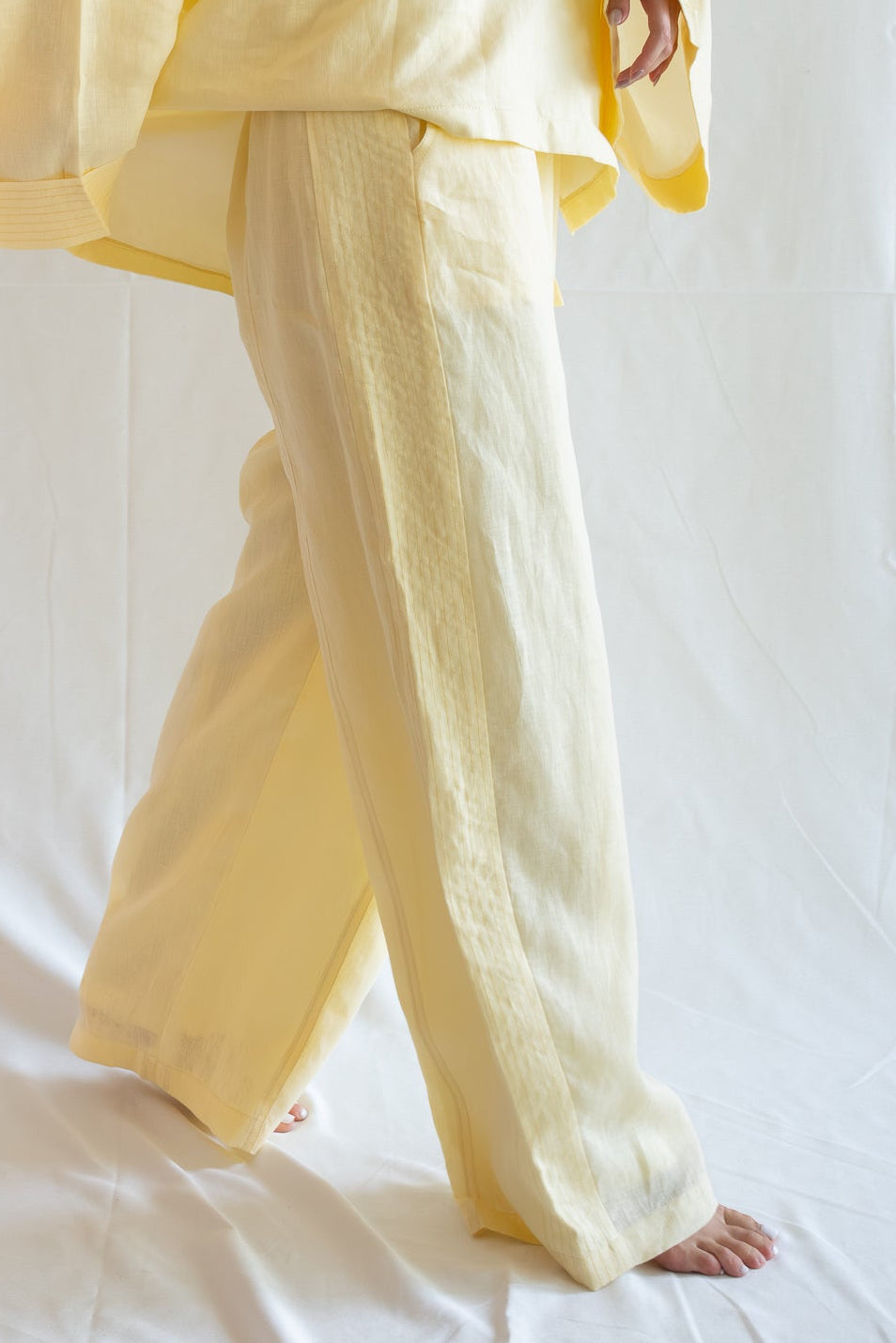 Limoncello pants-pure linen