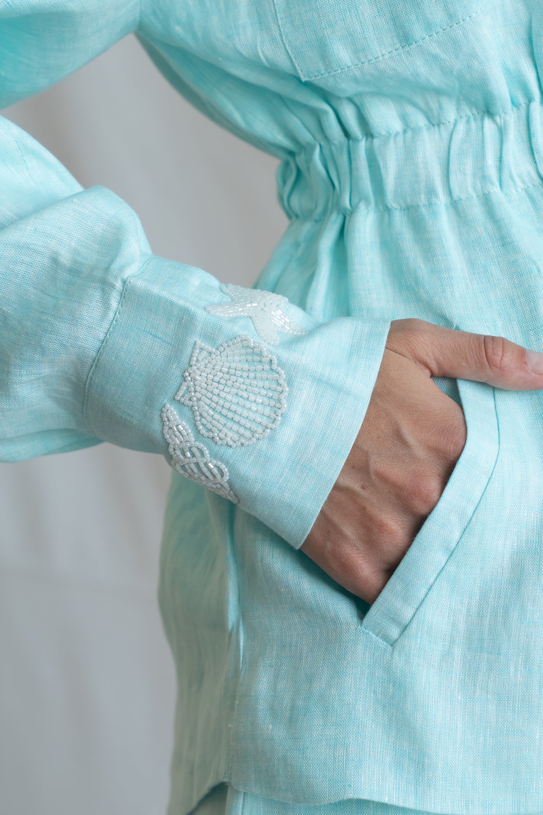Azura top-pure linen