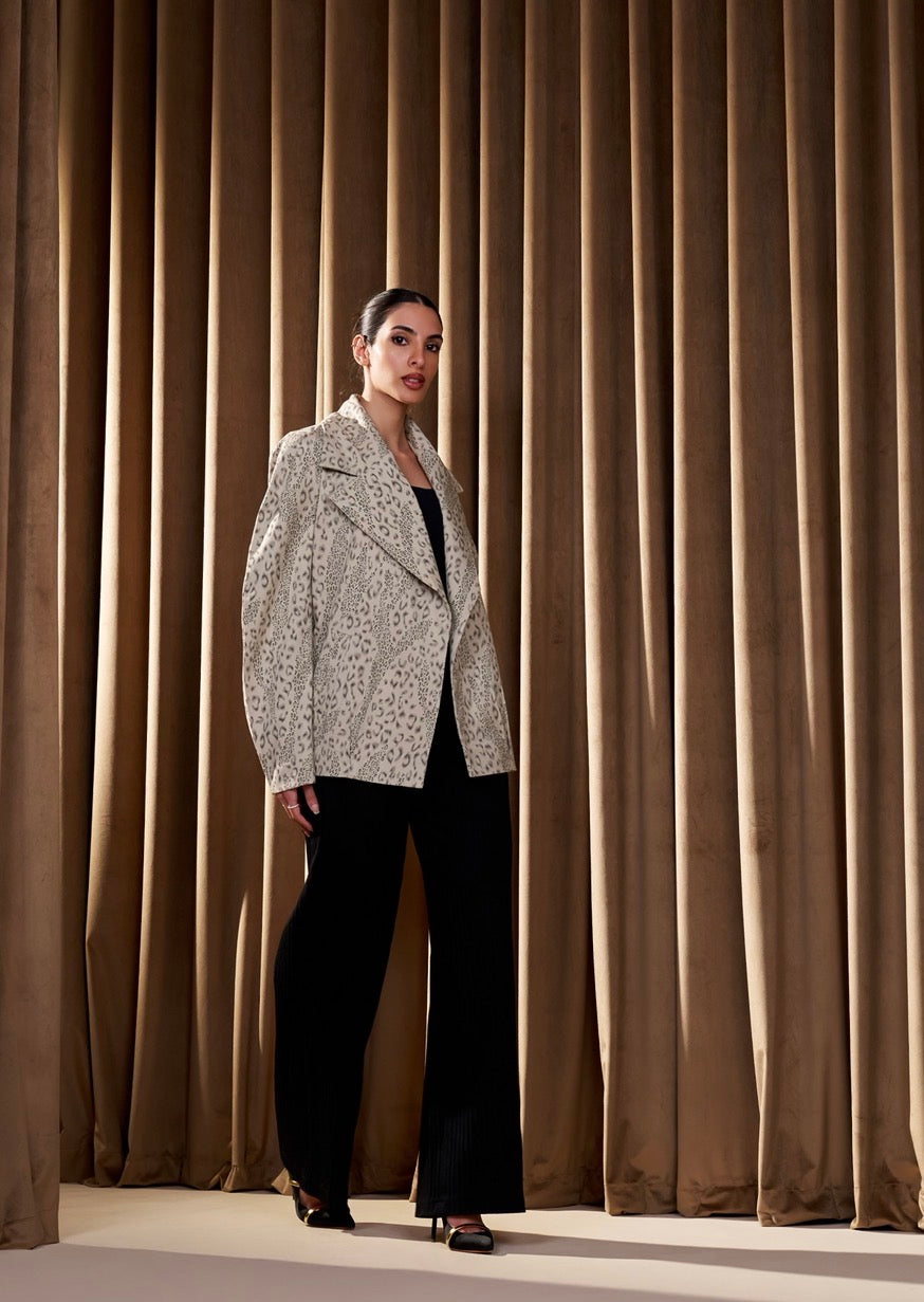 Sand Leopard Jacket