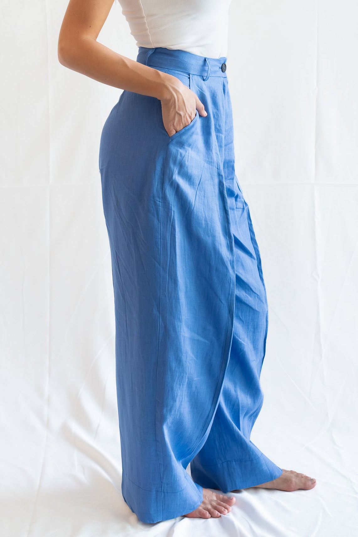 Santorini pants-pure linen