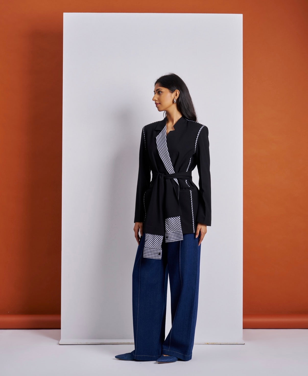 Sash Black Blazer
