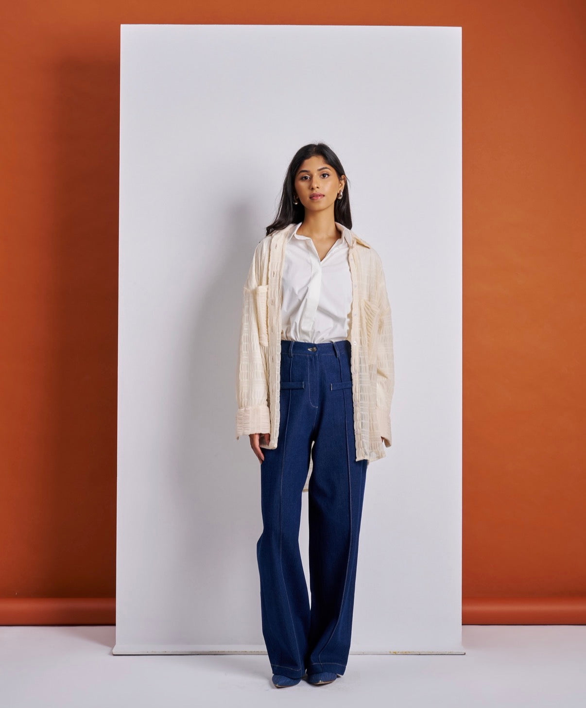 Cream Dual Shirt