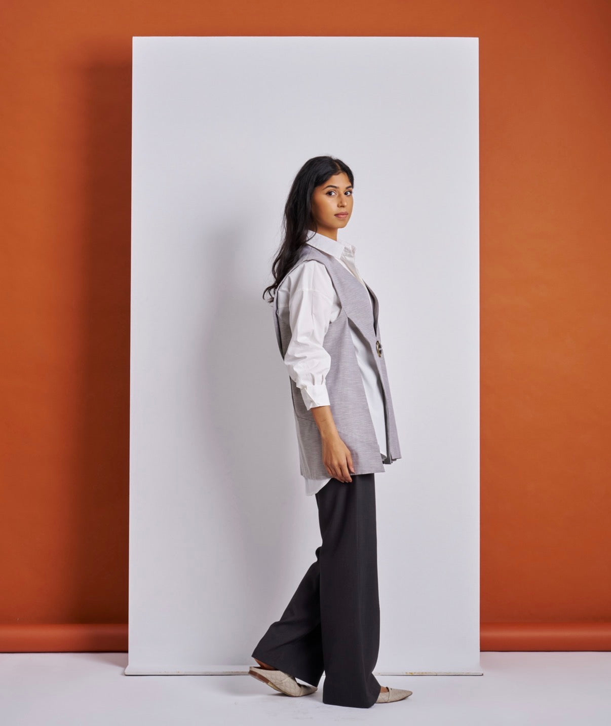 Grey Vest Shirt
