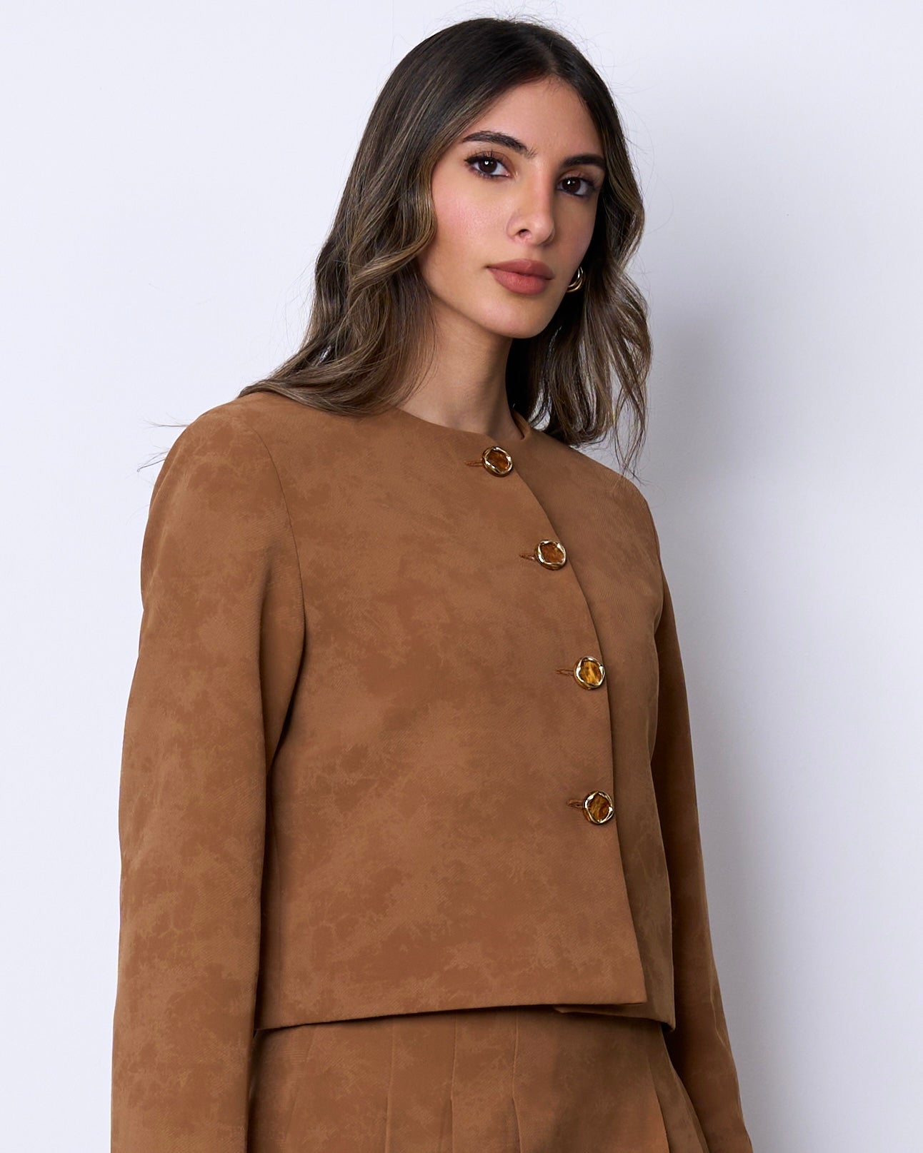 Camel Skirt Set