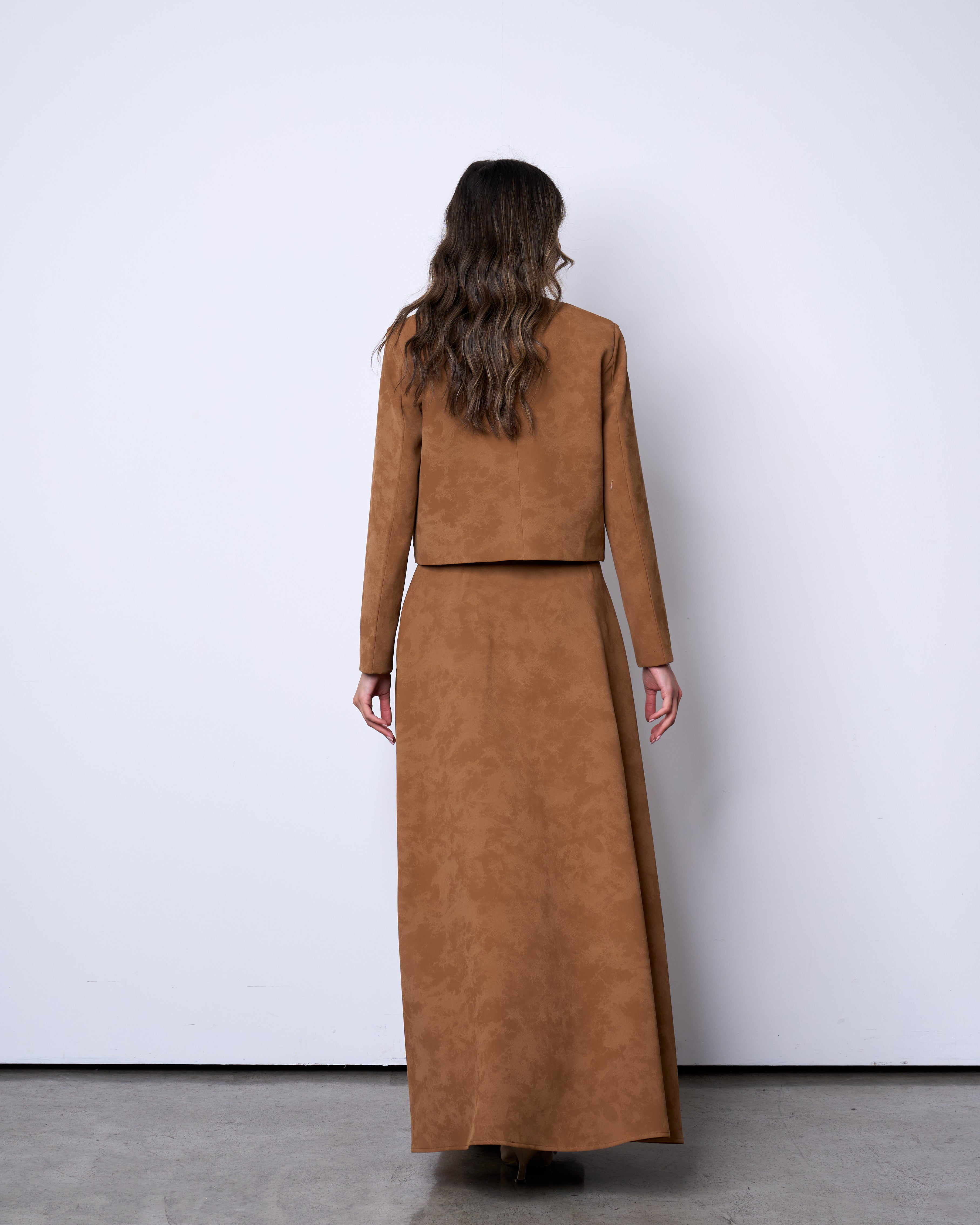 Camel Skirt Set