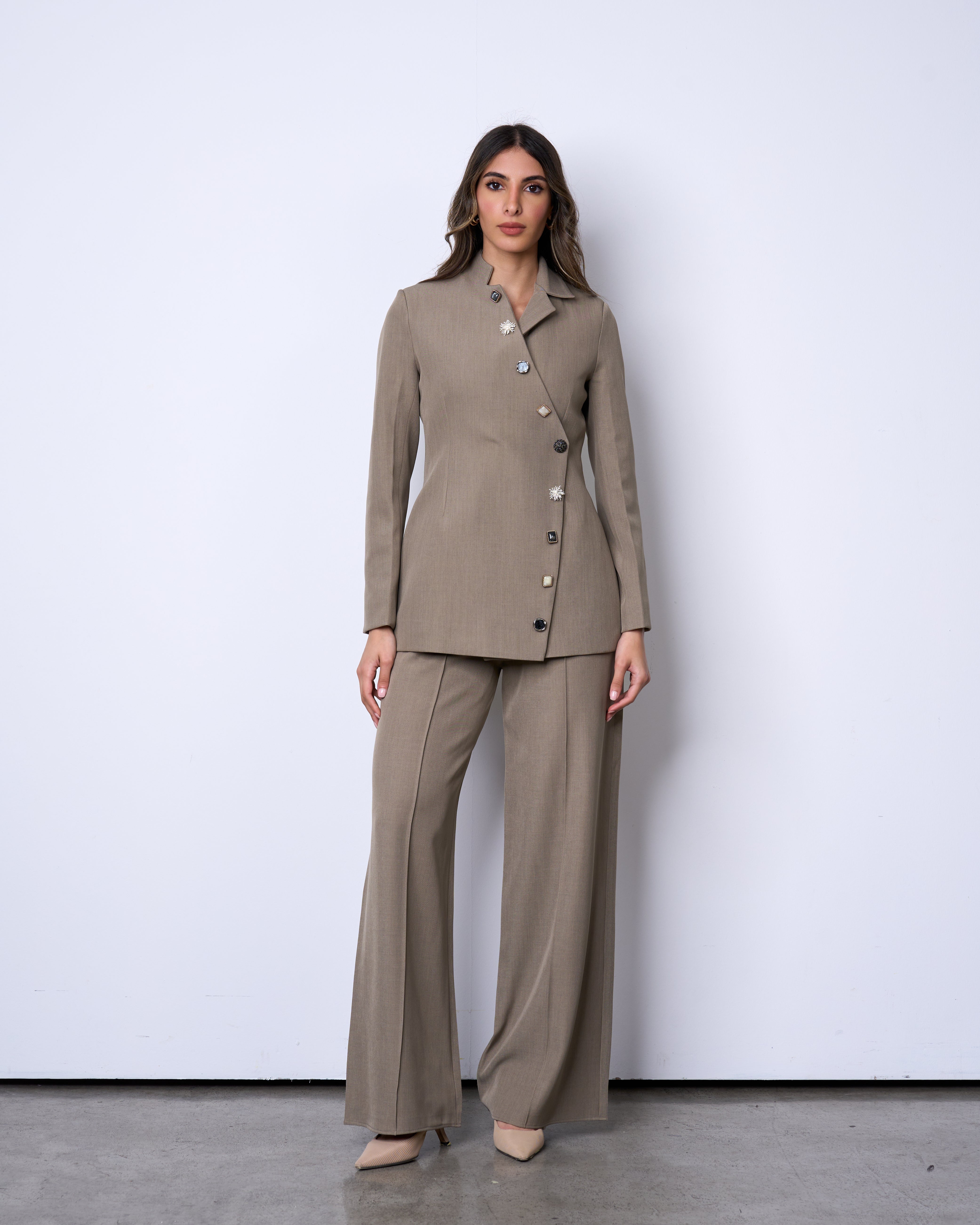 Taupe Multi-Button Set