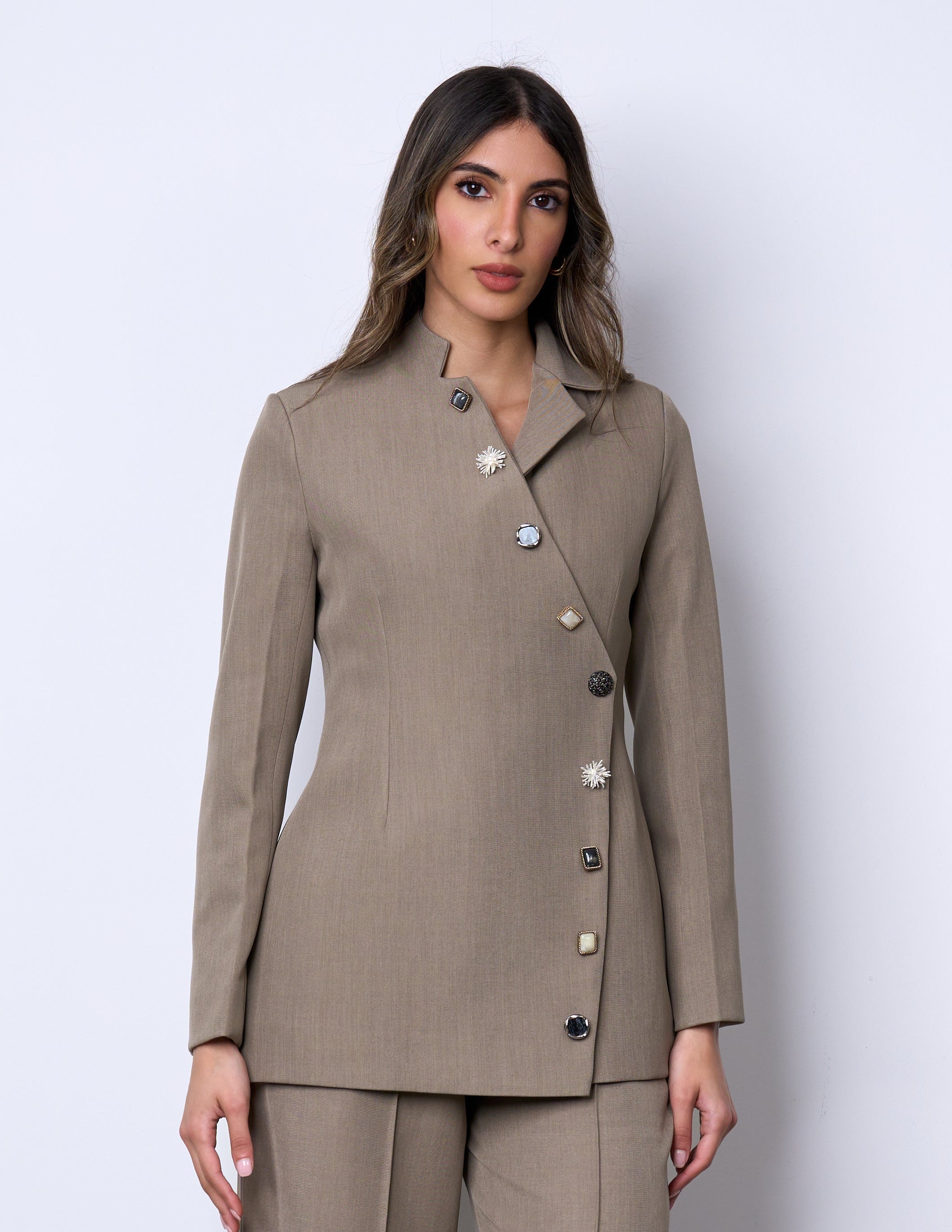 Taupe Multi-Button Set