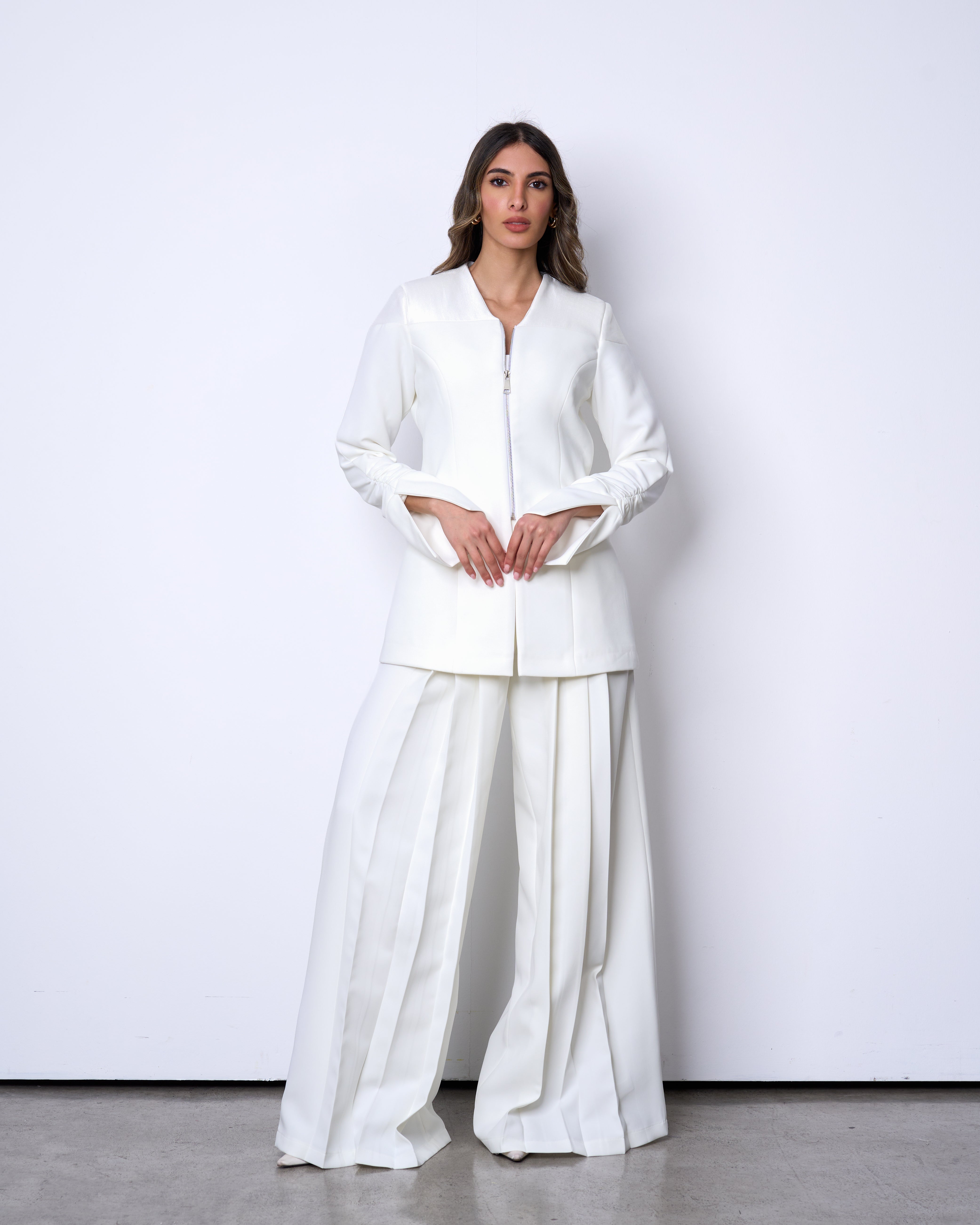Off-White Structured Zip Blazer