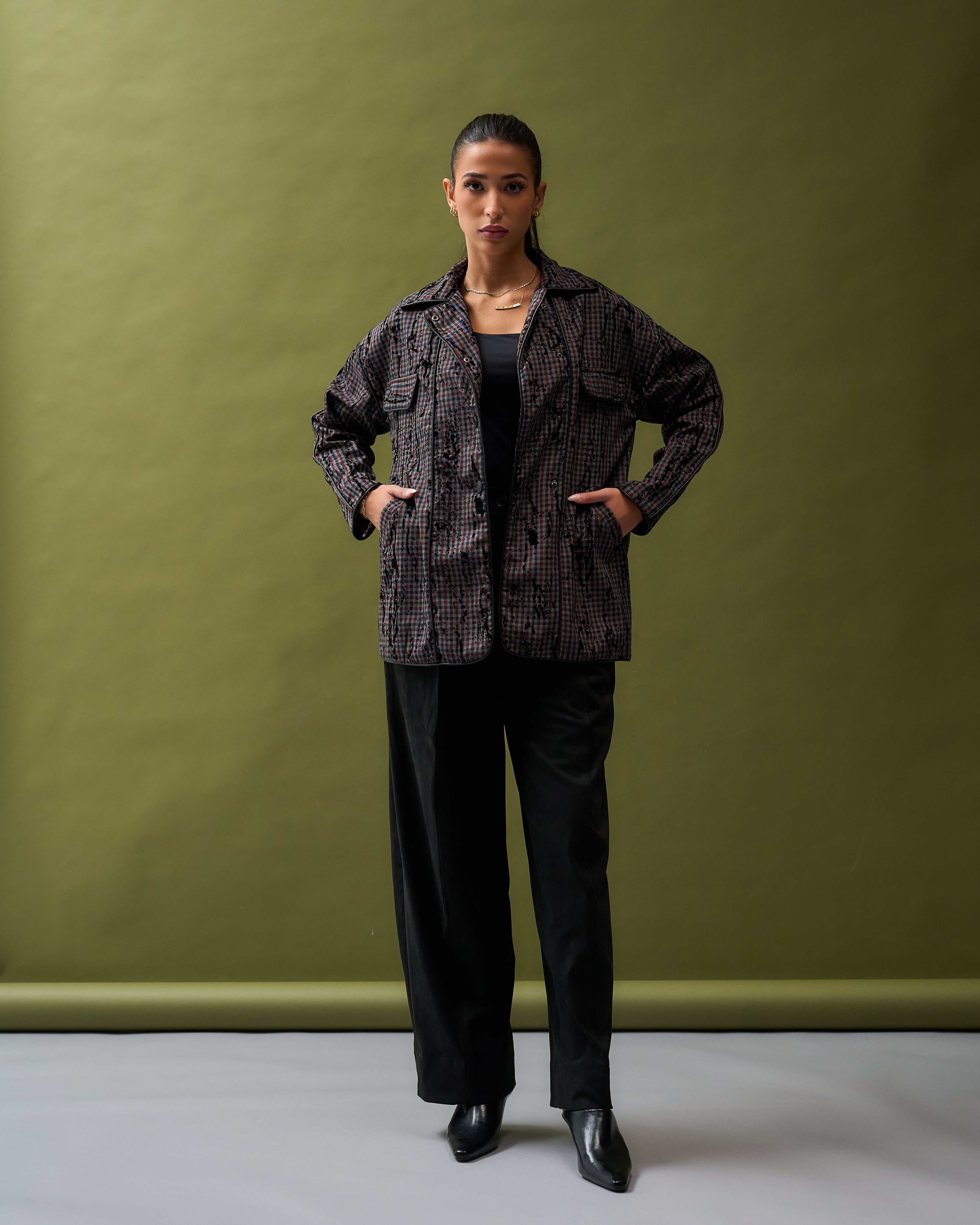 Velvet Grid jacket