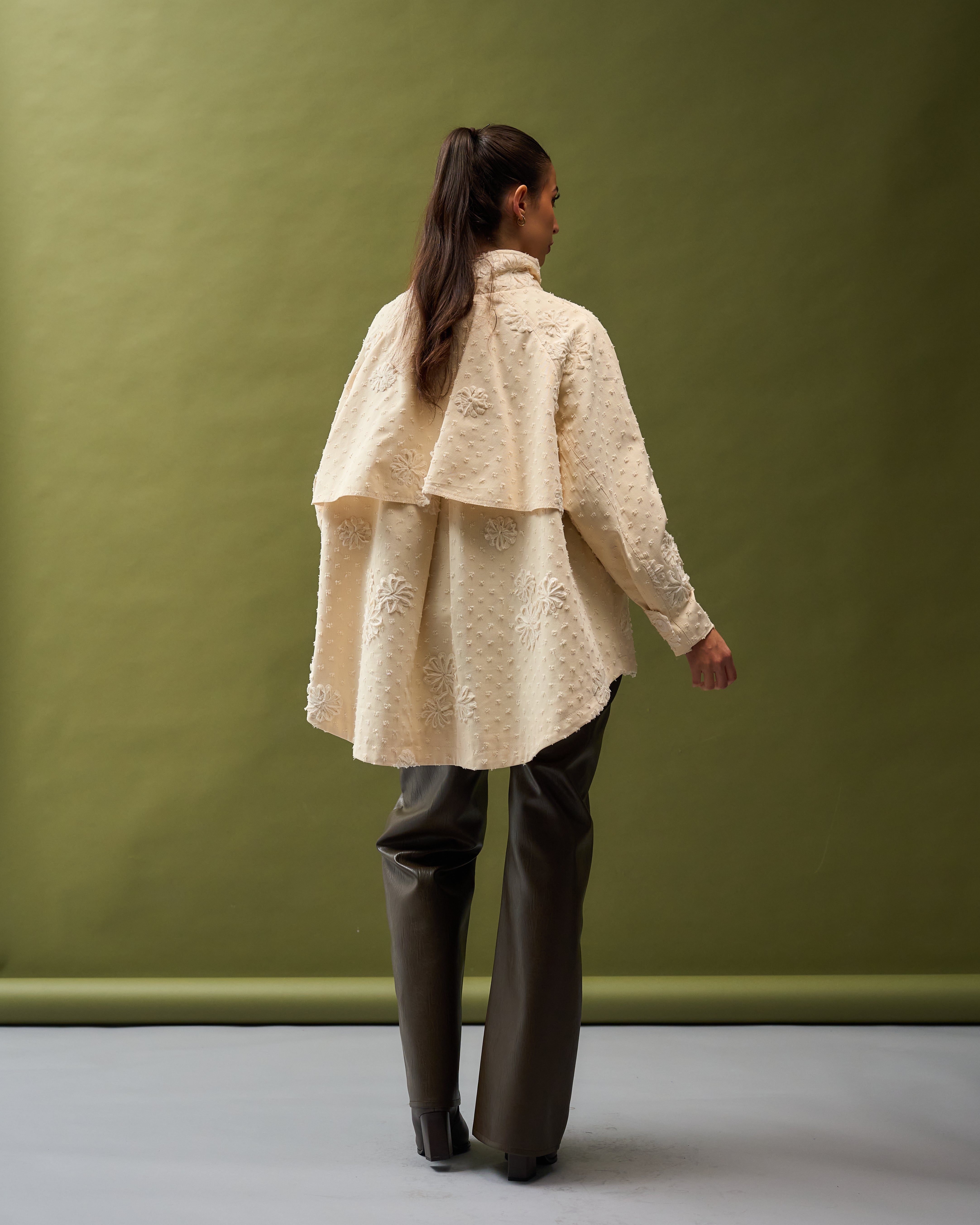 Oversized Cream Trench