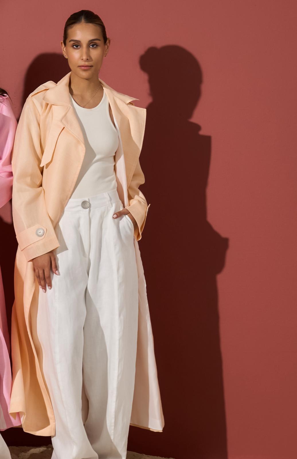 Soft Apricot trench