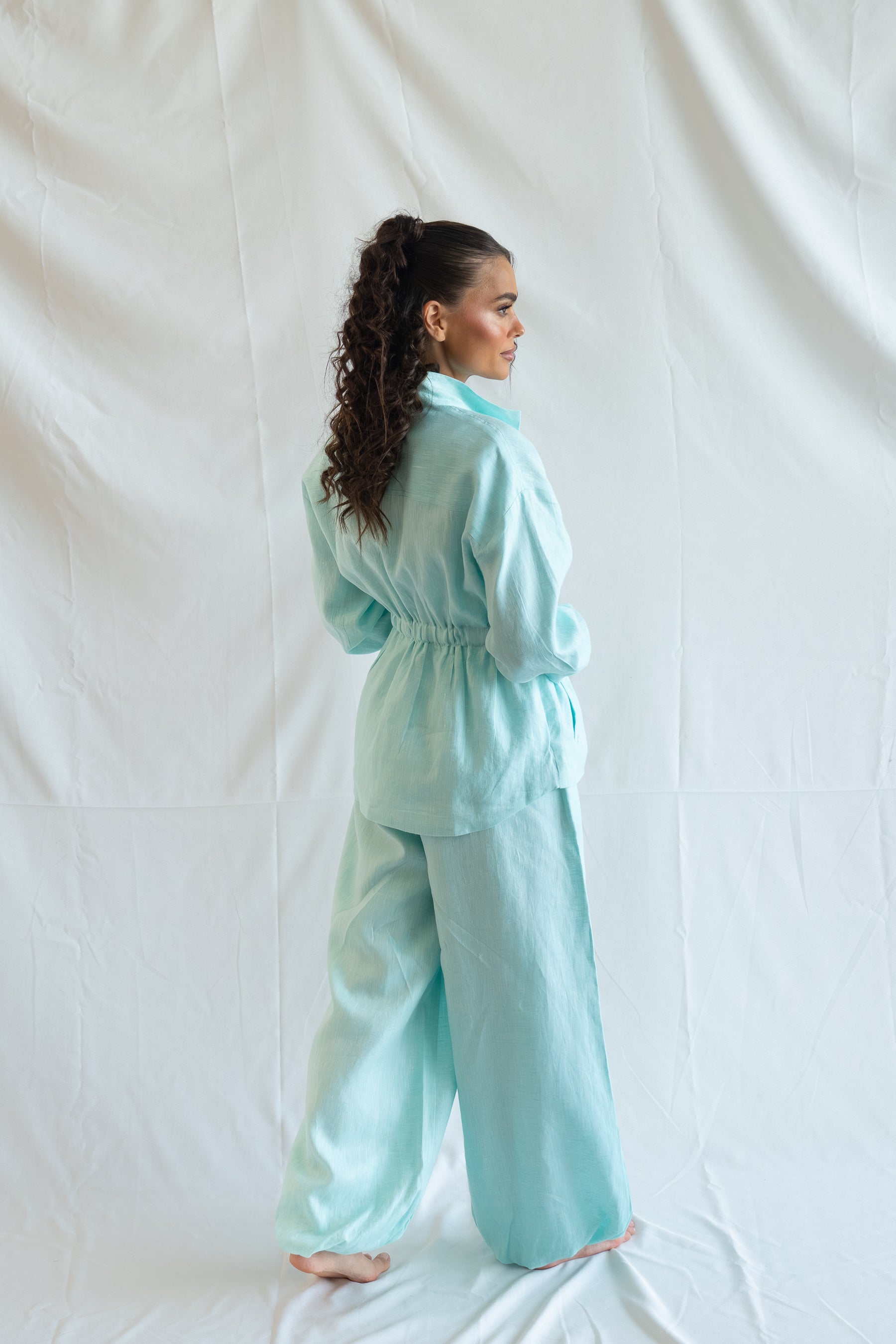 Azura top-pure linen