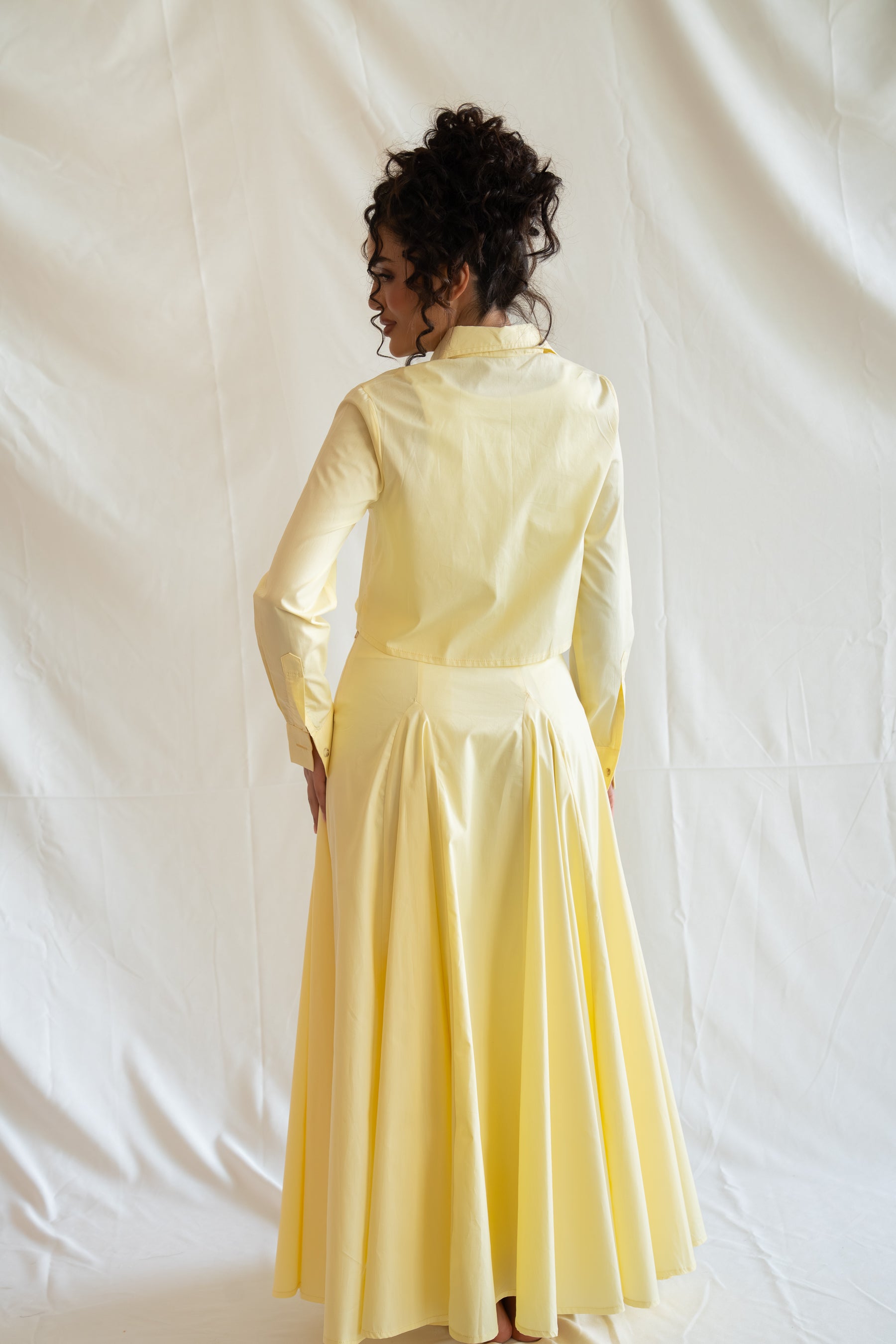 lemon breeze skirt set