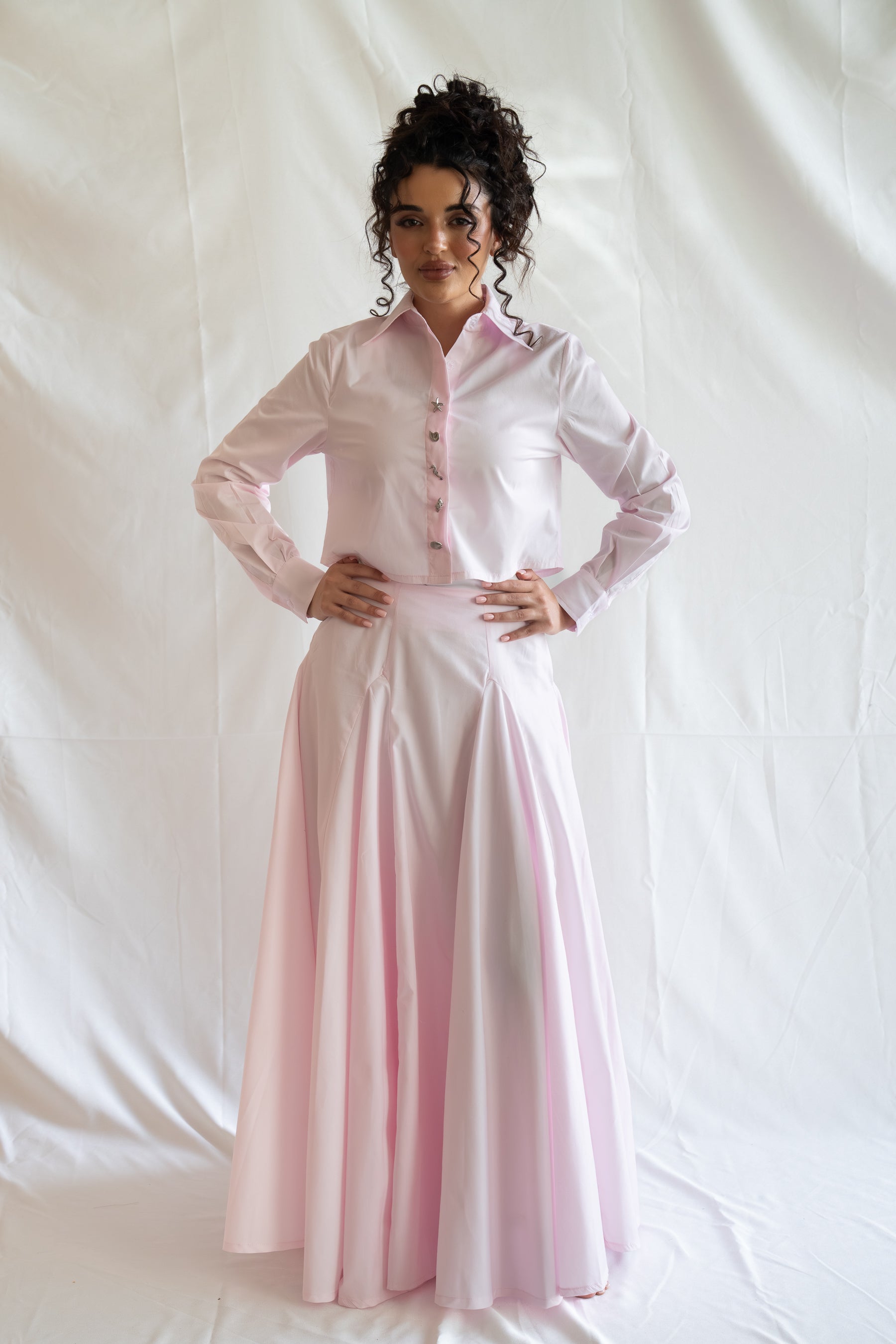 blush breeze skirt set