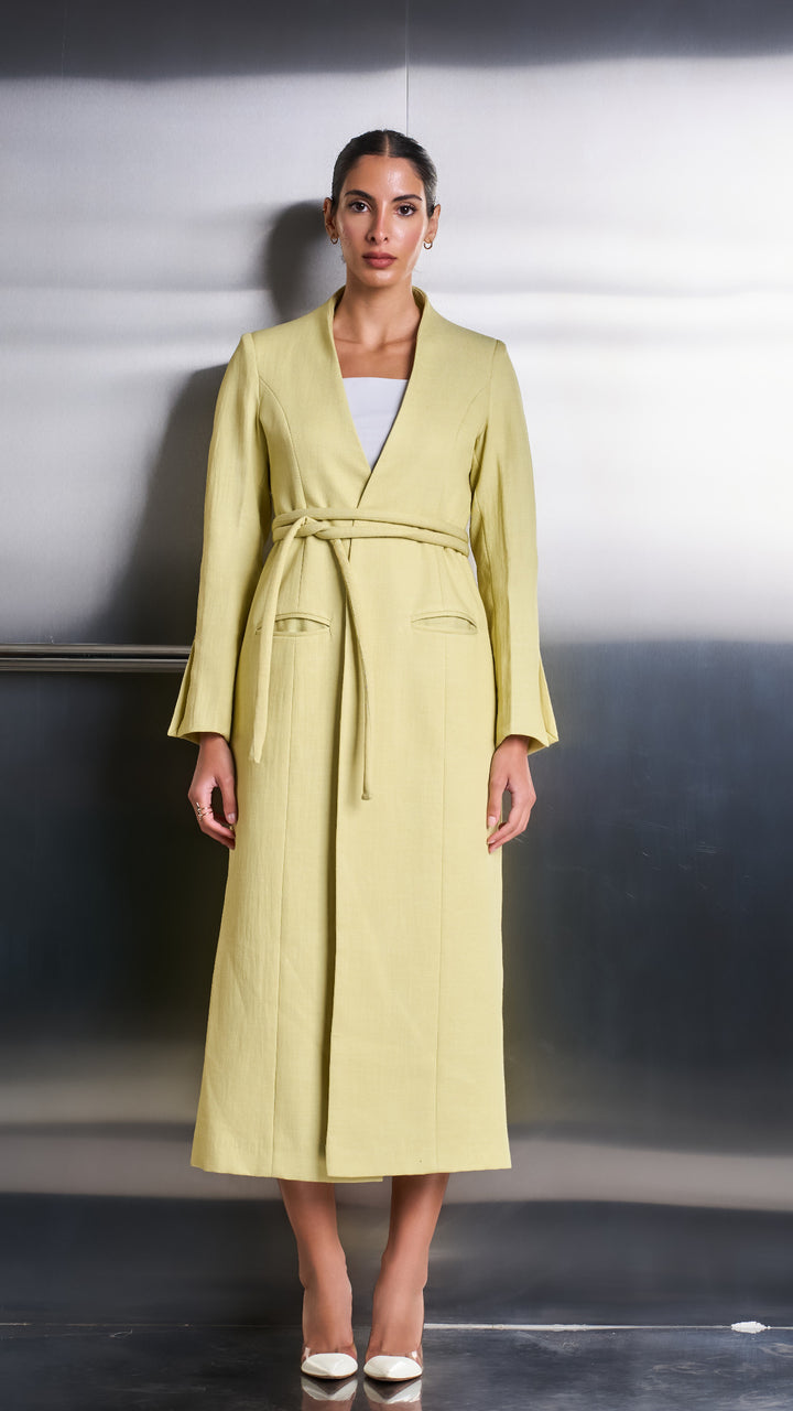 Lime Long Blazer