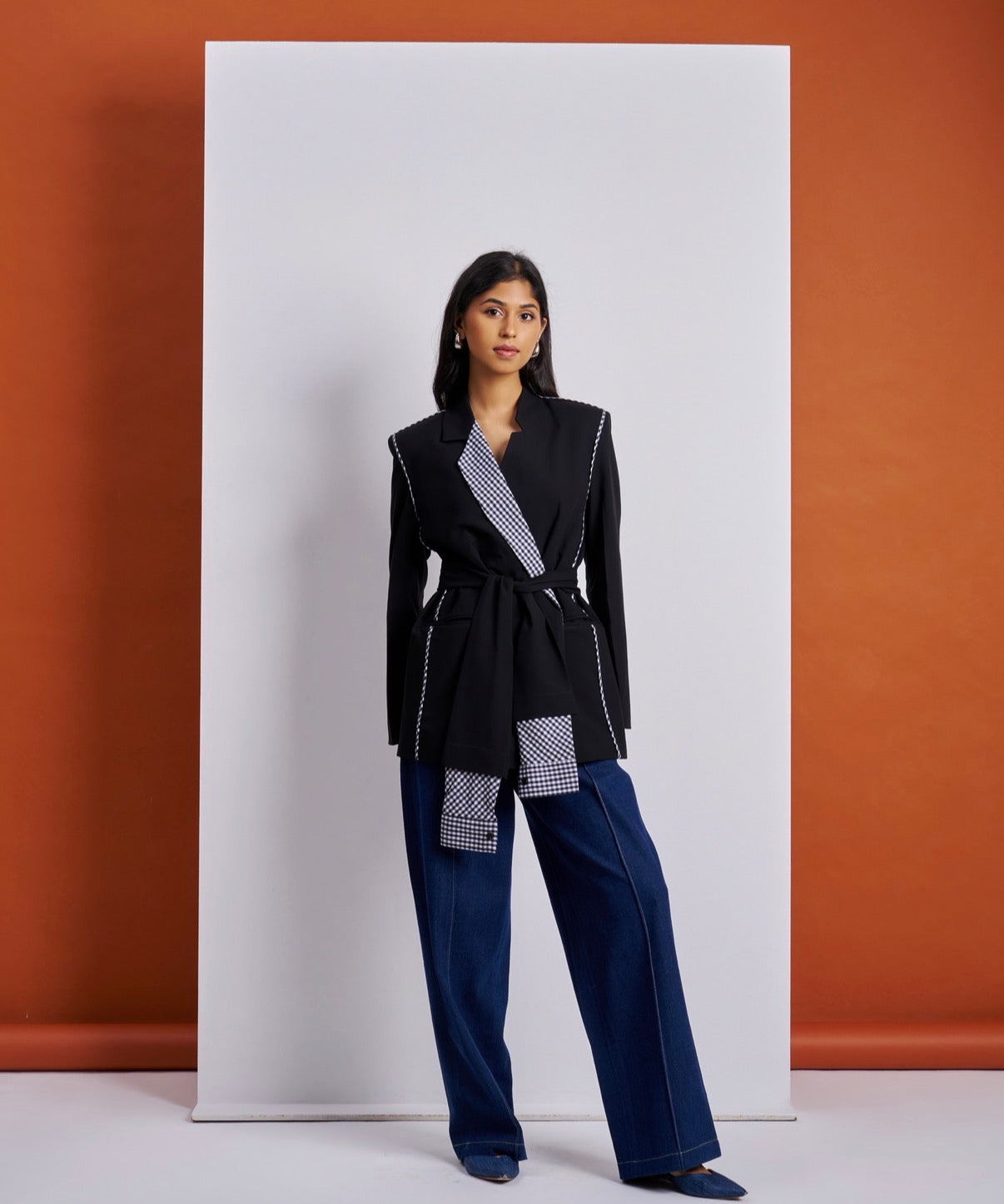 Sash Black Blazer
