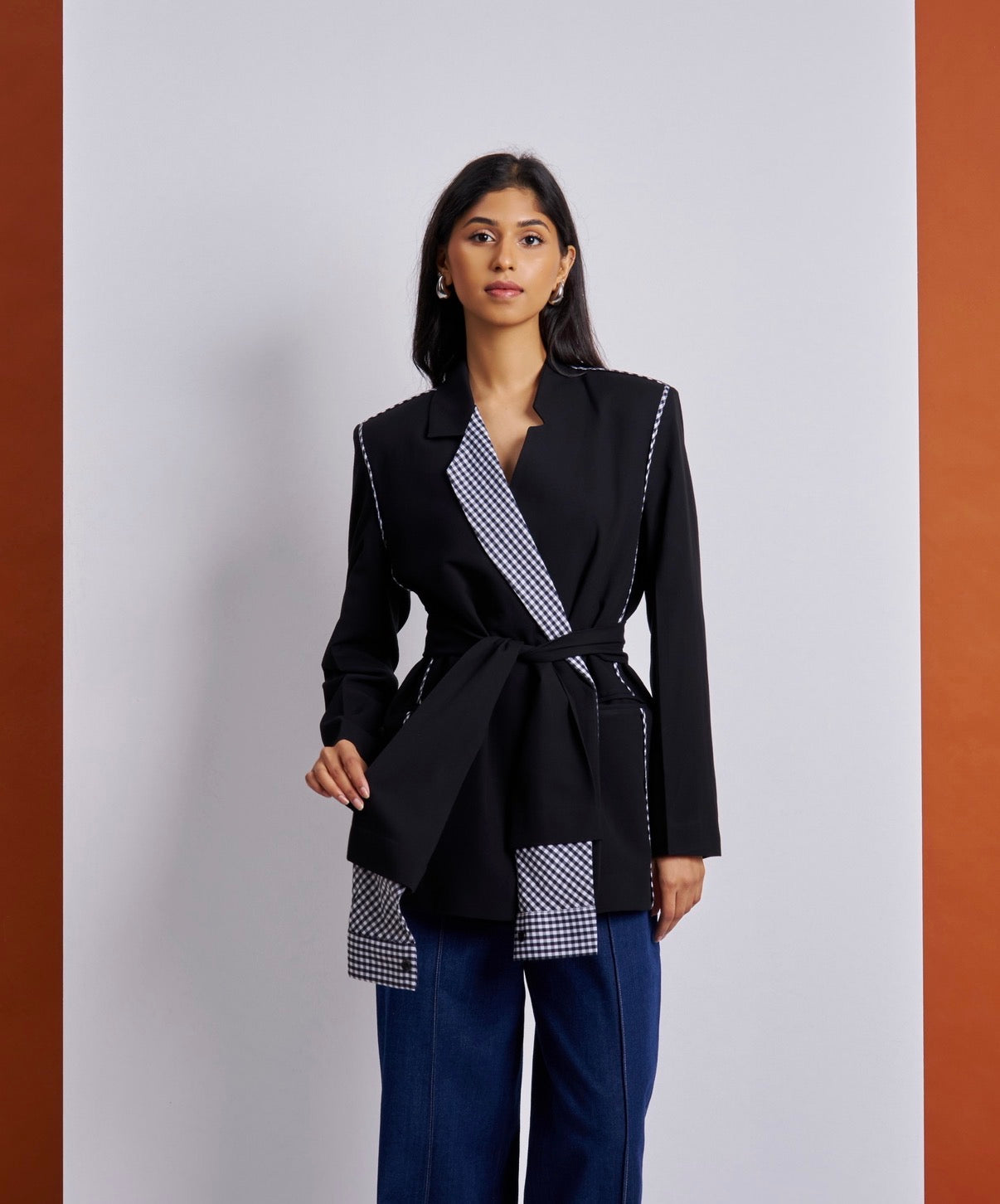 Sash Black Blazer
