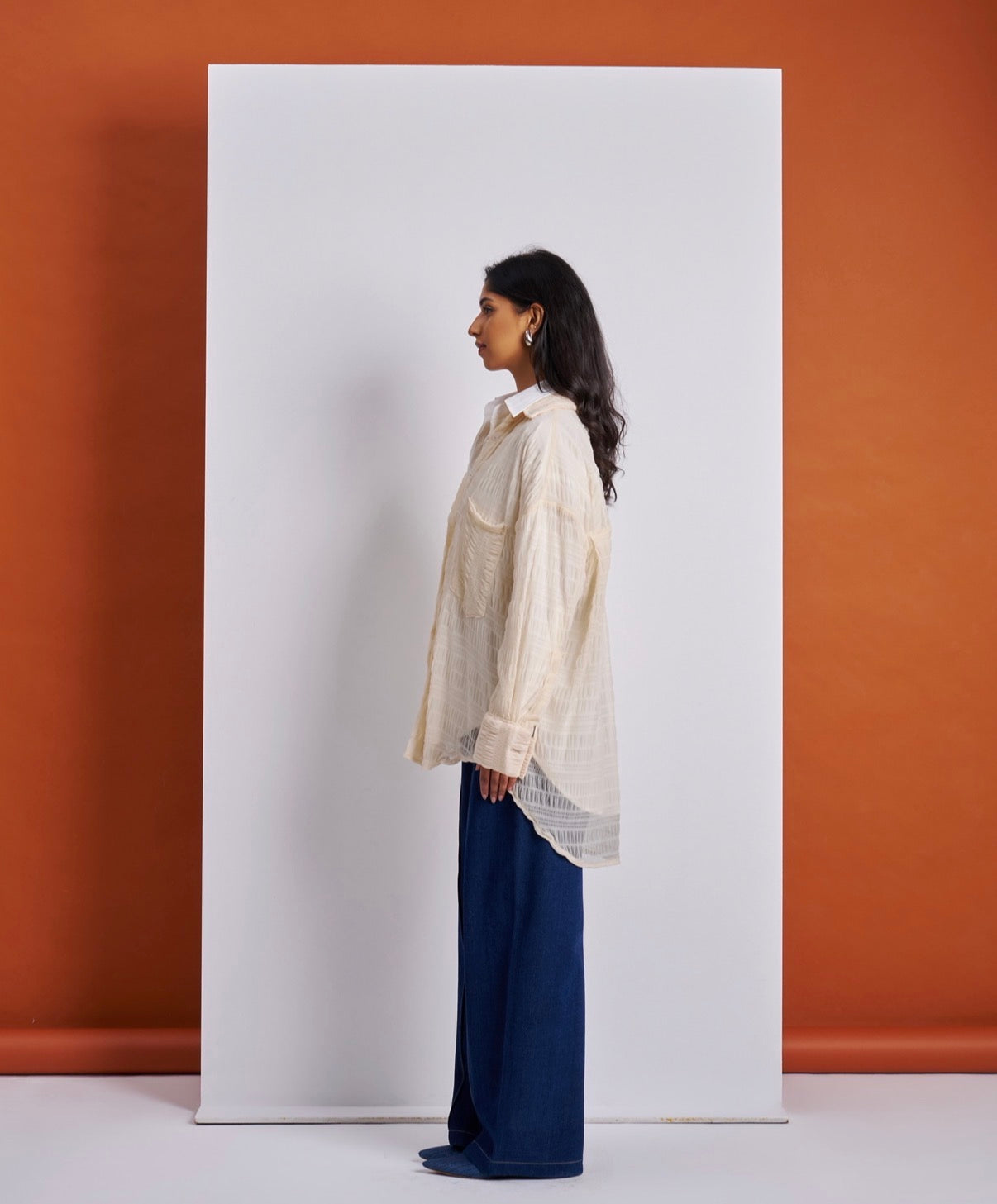 Cream Dual Shirt