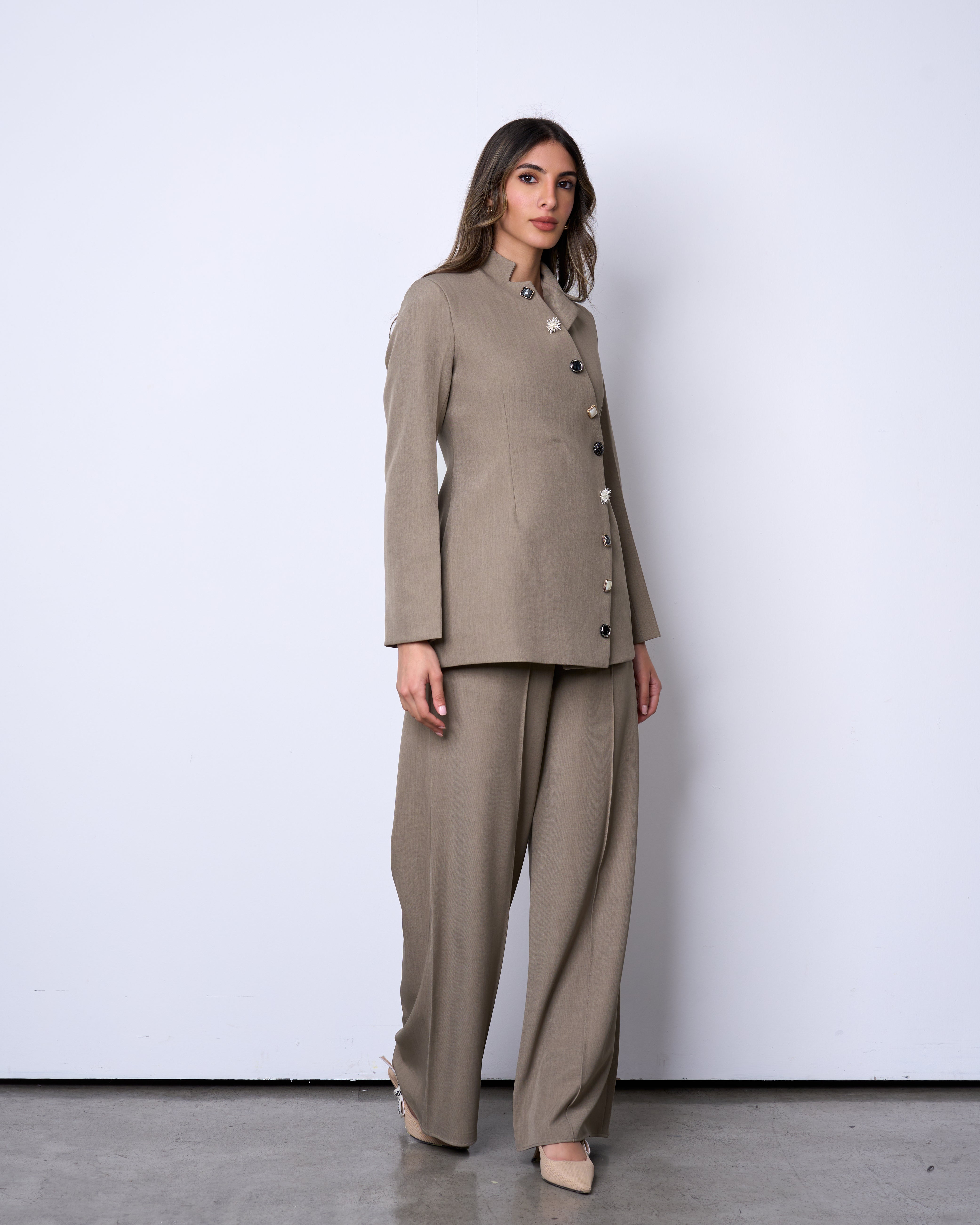 Taupe Multi-Button Set