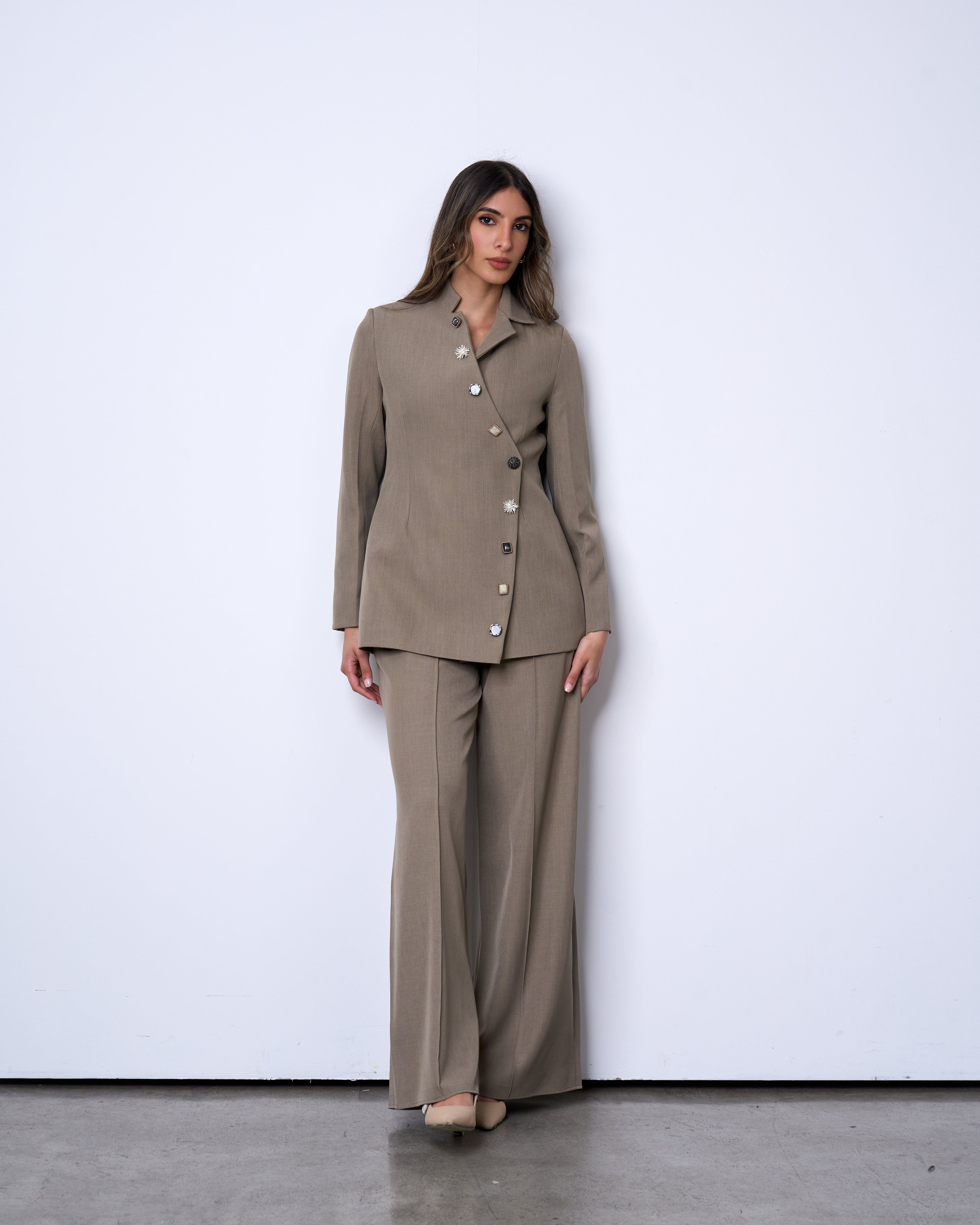 Taupe Multi-Button Set