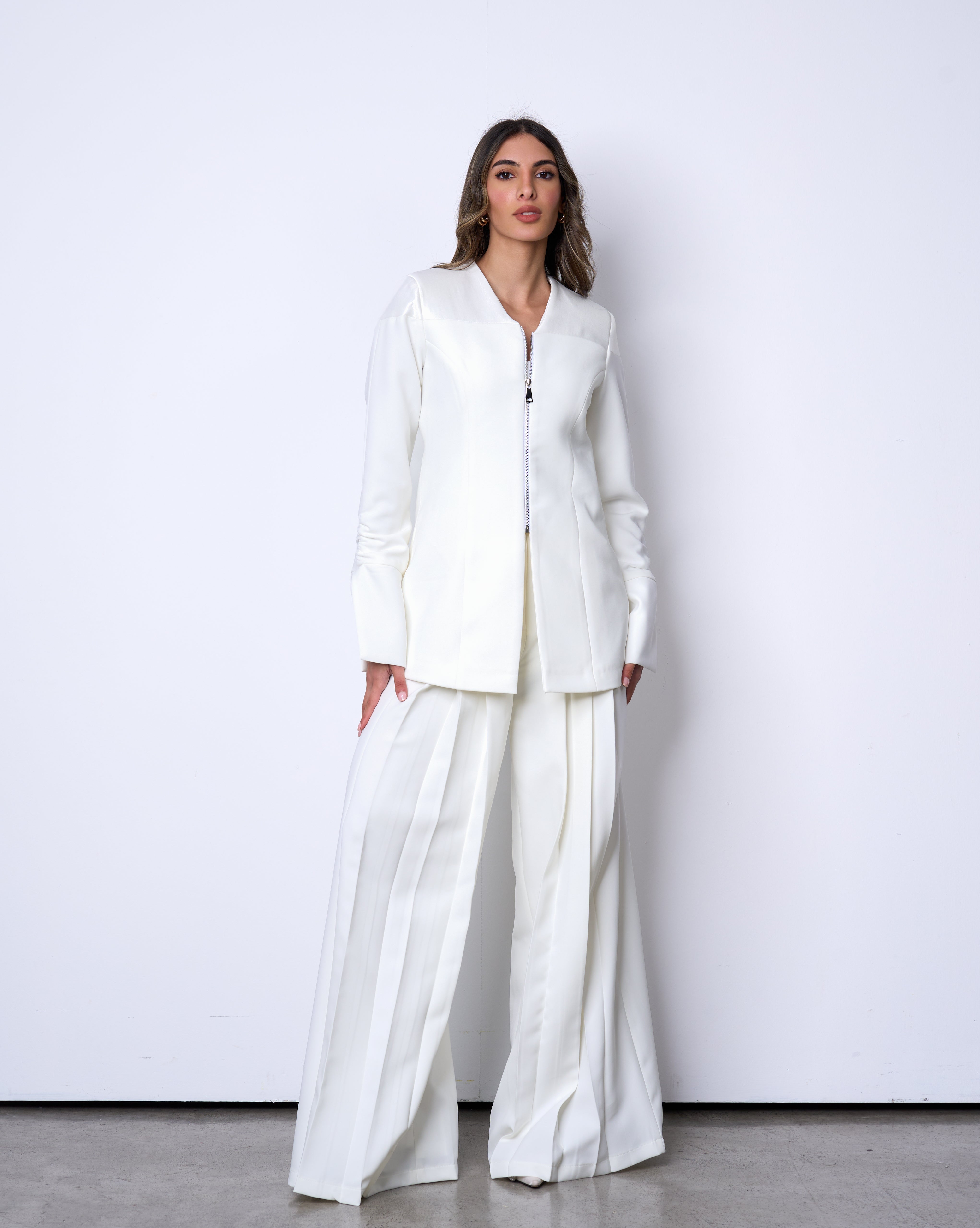 Off-White Structured Zip Blazer