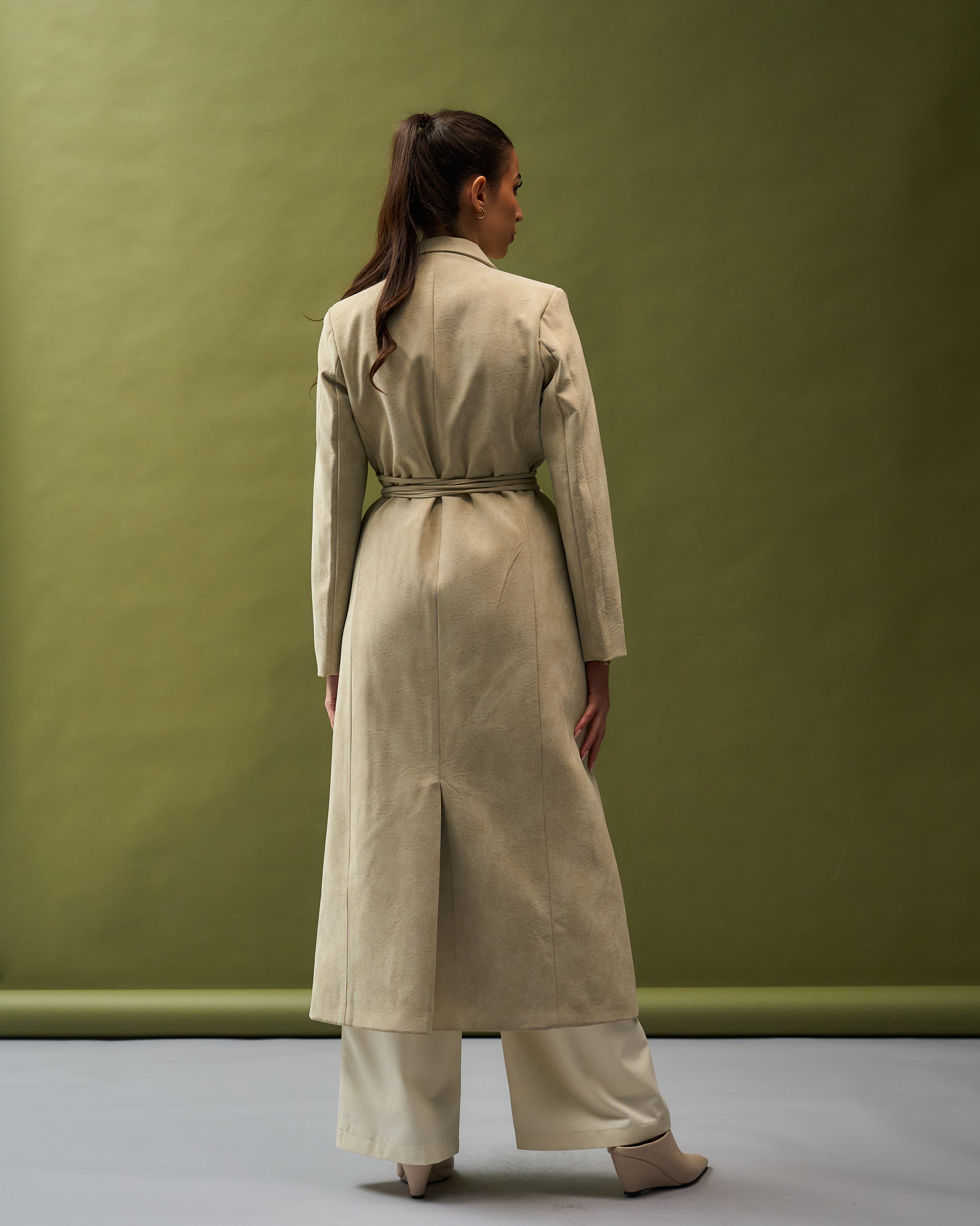 Cream Luxe Tailored blazer