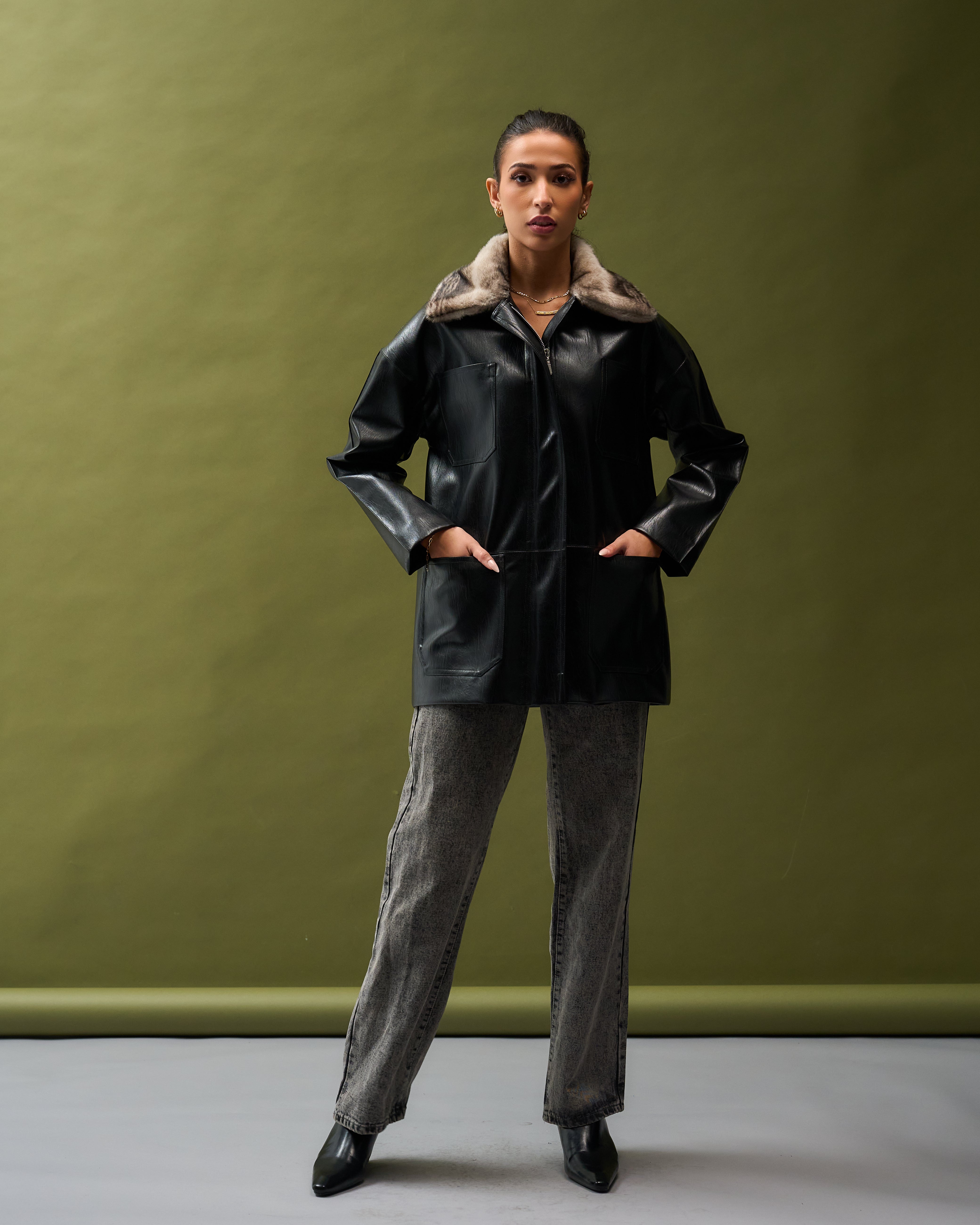 Fur Collar Jacket